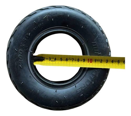Cubierta Inflable 8 Pulgadas Monopatín Electrico 200x50