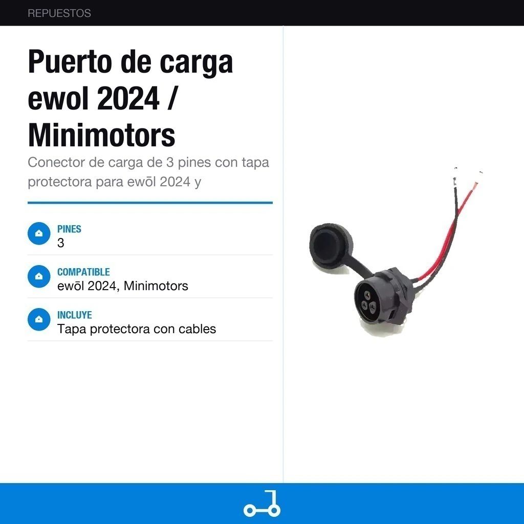 Puerto de carga ewol 2024 / Minimotors